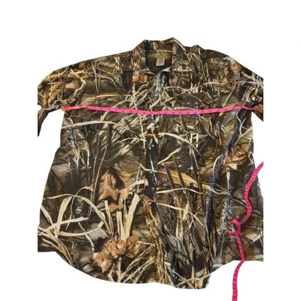 Beretta Mens XL Advantage MAX-4 HD Camo Short Sleeve Vented Hunting Shirt Cotton